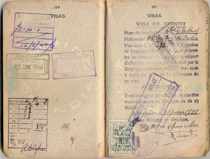 Passport pages 26-27