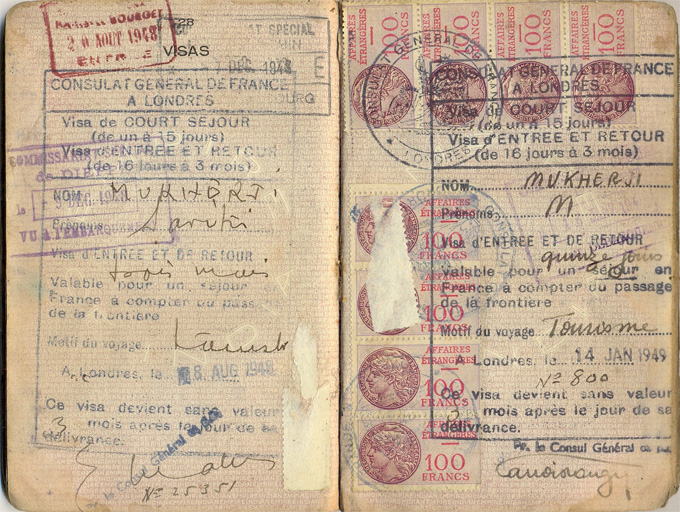 Passport pages 28-29
