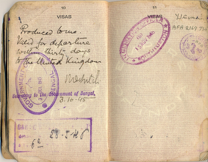 Passport pages 10-11