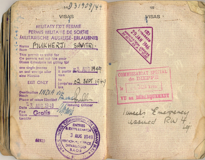 Passport pages 14-15